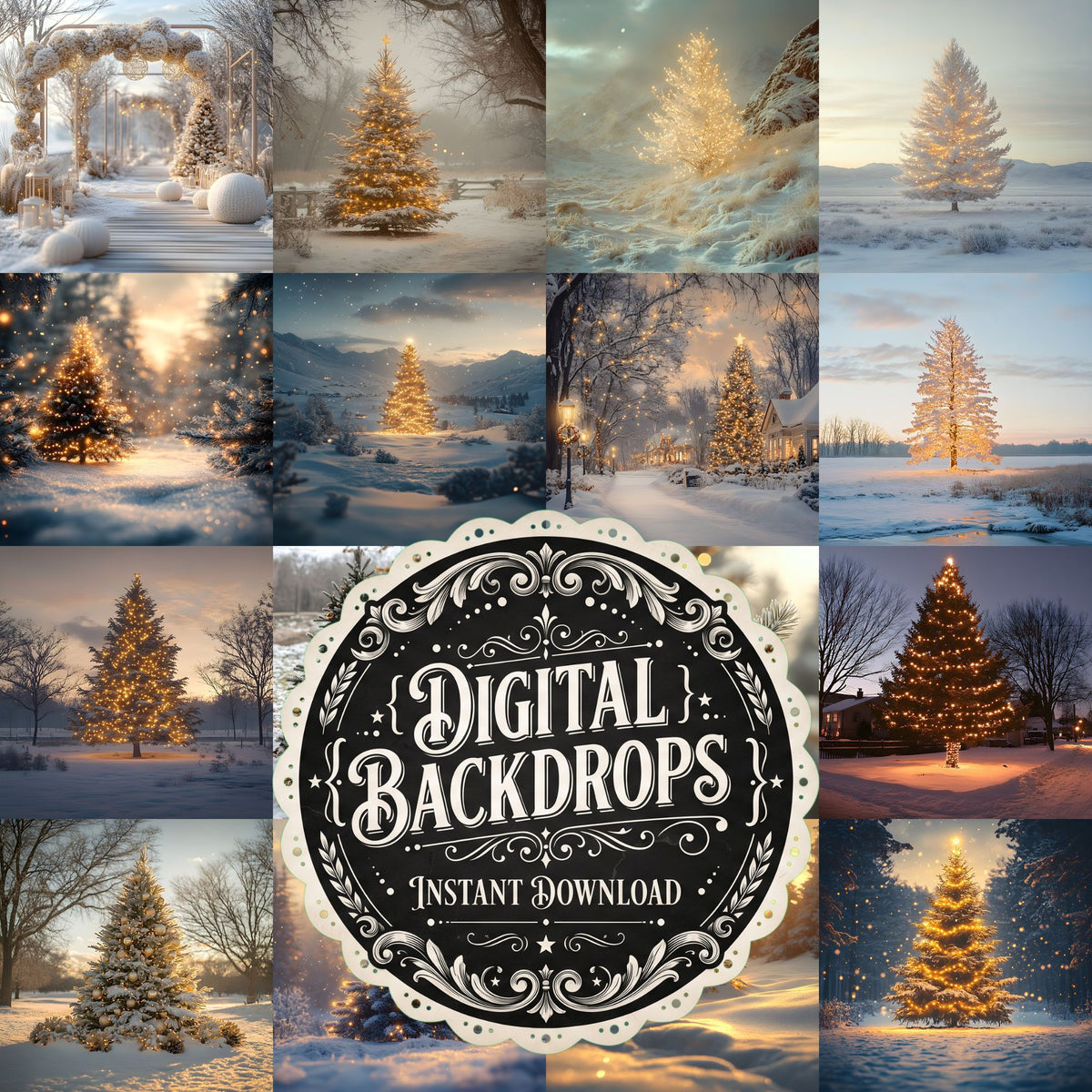 Christmas Backdrop Images