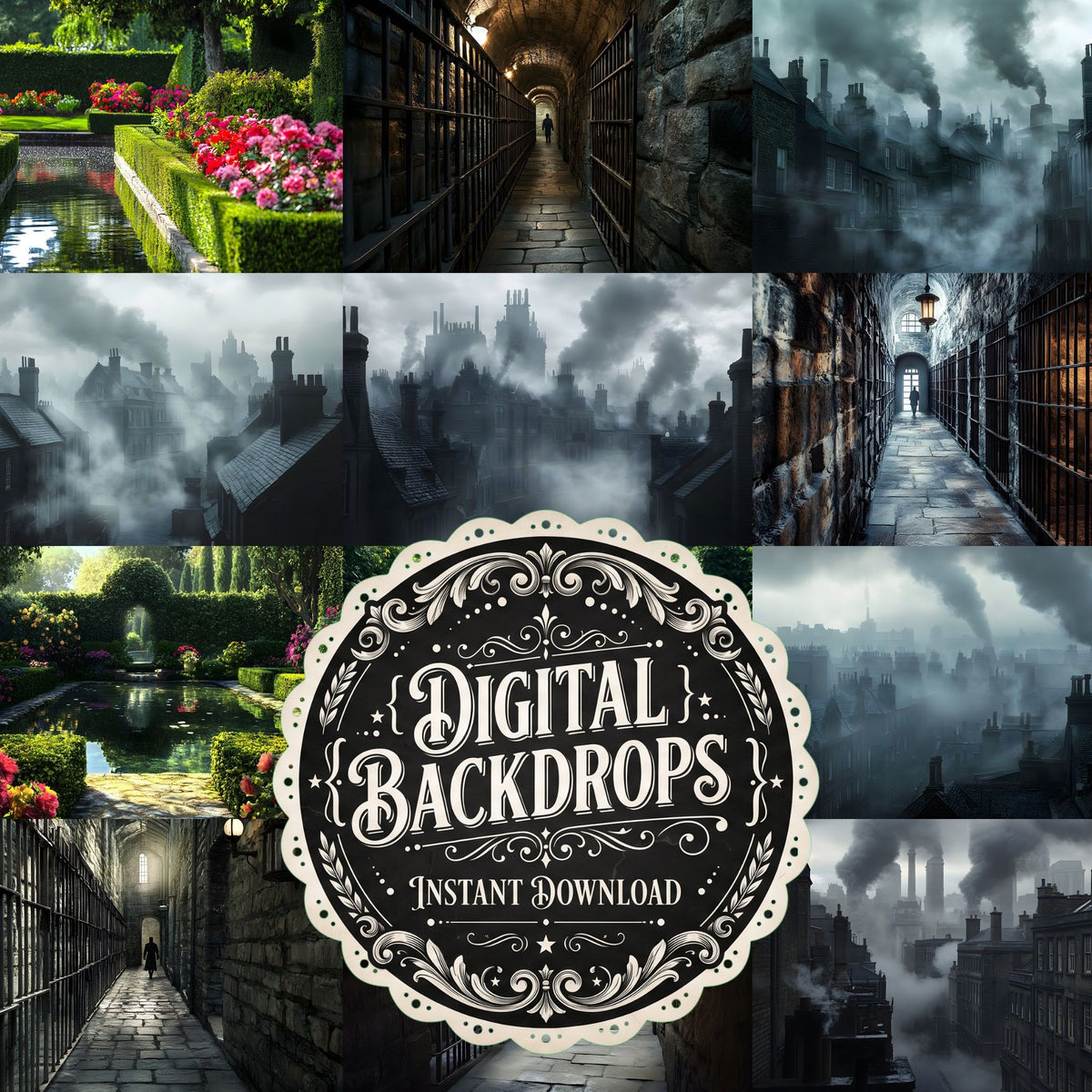 Cinematic Dickensscene Backdrop Images
