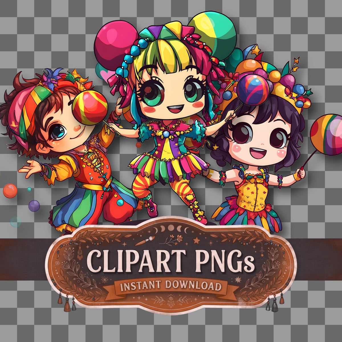 Circus Performer Clipart Pngs