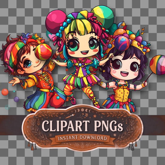 Circus Performer Clipart Pngs