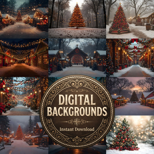 Classic Christmas Backdrop Images