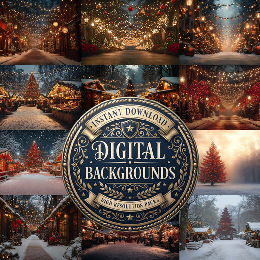 Classic Christmas Backdrop Images