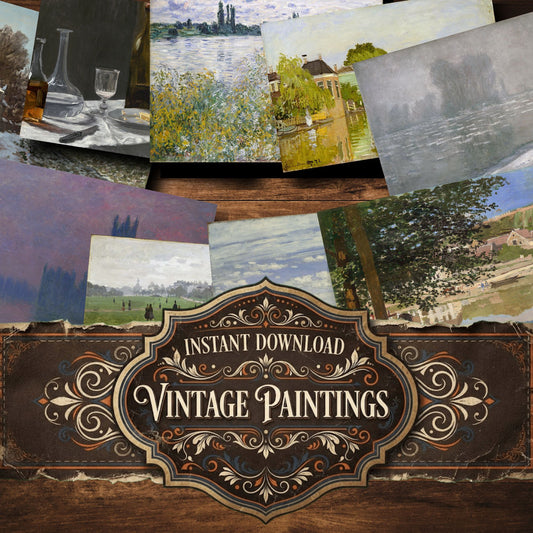 Claude Monet Vintage Paintings