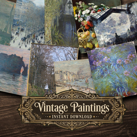 Claude Monet Vintage Paintings