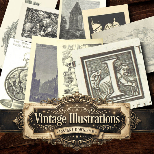 Clocks And Timepieces Vintage Prints