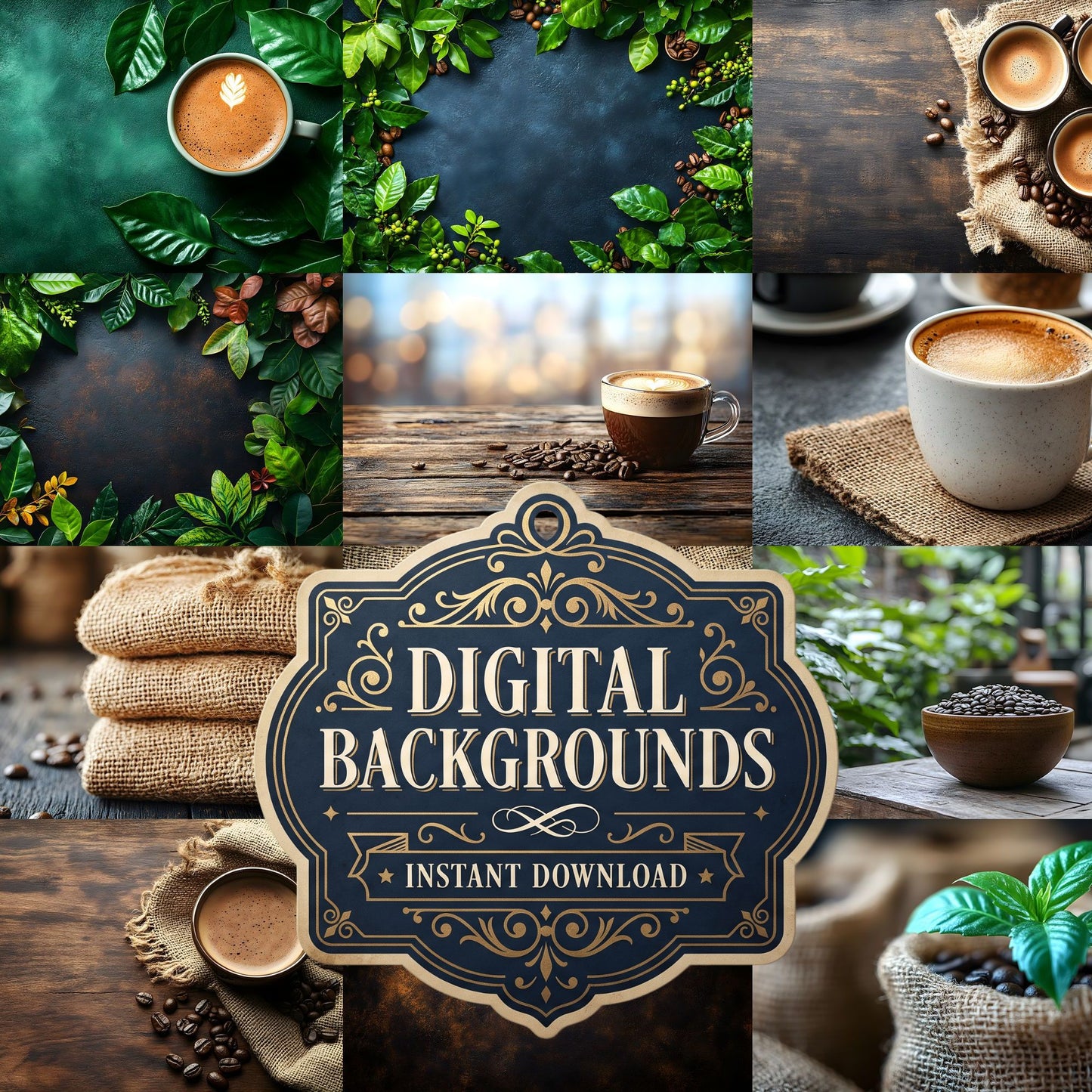 Coffee Shop Setting Backdrop Images