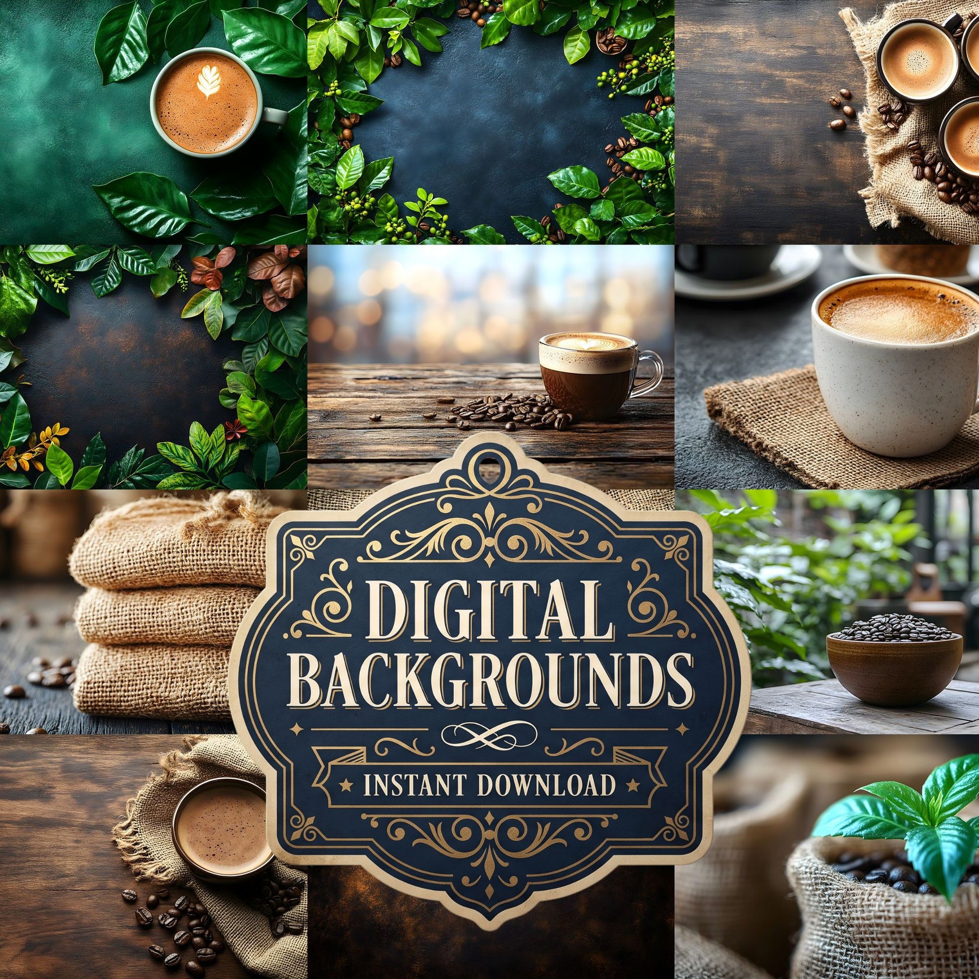 Coffee Shop Setting Backdrop Images