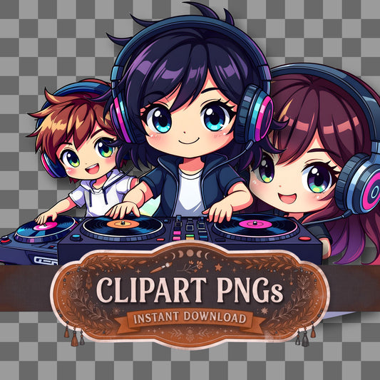 Cool Chibi Dj Clipart Pngs
