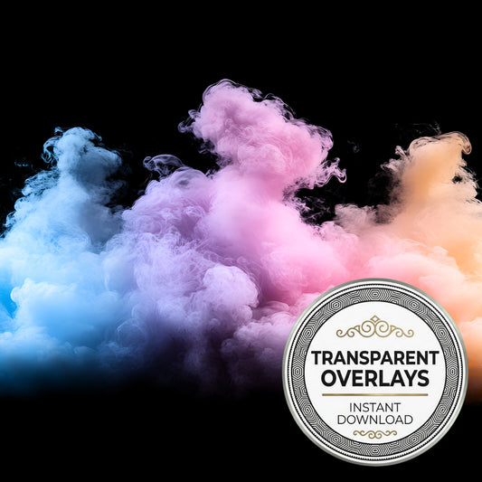 Cotton Candy Pastel Rainbow Transparent Overlay Pngs