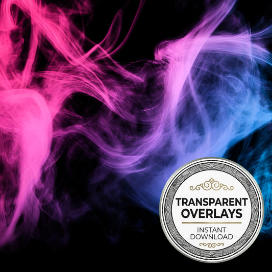 Cotton Candy Smoke Effect Transparent Overlay Pngs