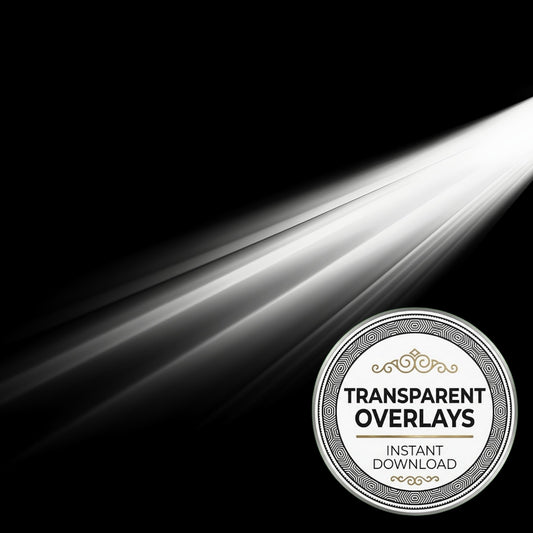 Curved Light Ray Arcing Beam Transparent Overlay Pngs