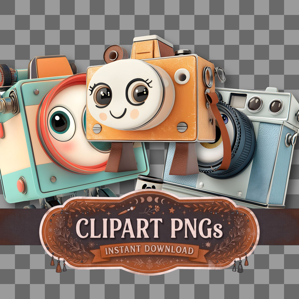 Cute Camera Clipart Pngs