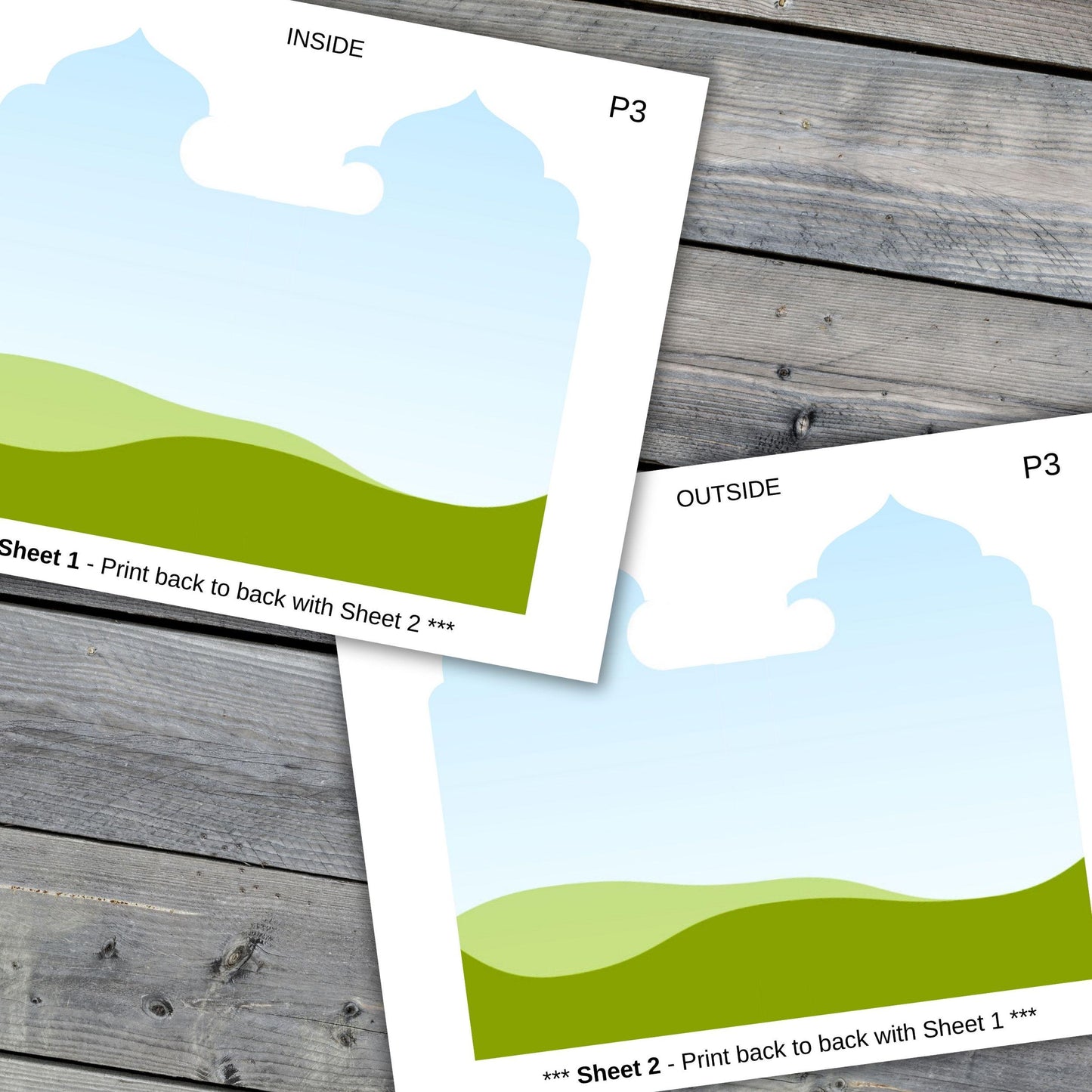 Canva Junk Journal Template - Canva Frame Folio Kit Template - Custom Junk Journal Folio - Digital Folding Folio Folder Kit, Commercial Use