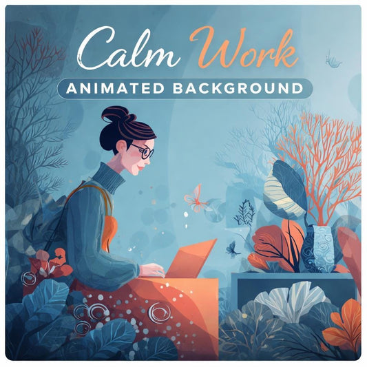 Underwater loop video | Coral garden animated background | Seamless loop nature aesthetic for videos and presentations