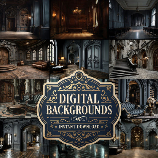 Dark Academia Boarding School Backdrop Images