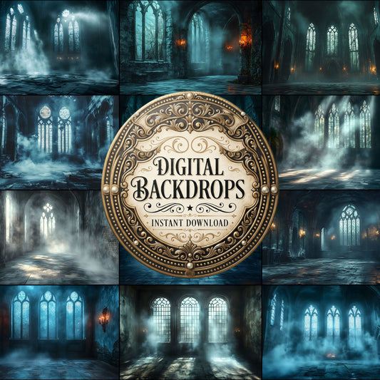 Dark Gothic Theater Stage Backdrop Images