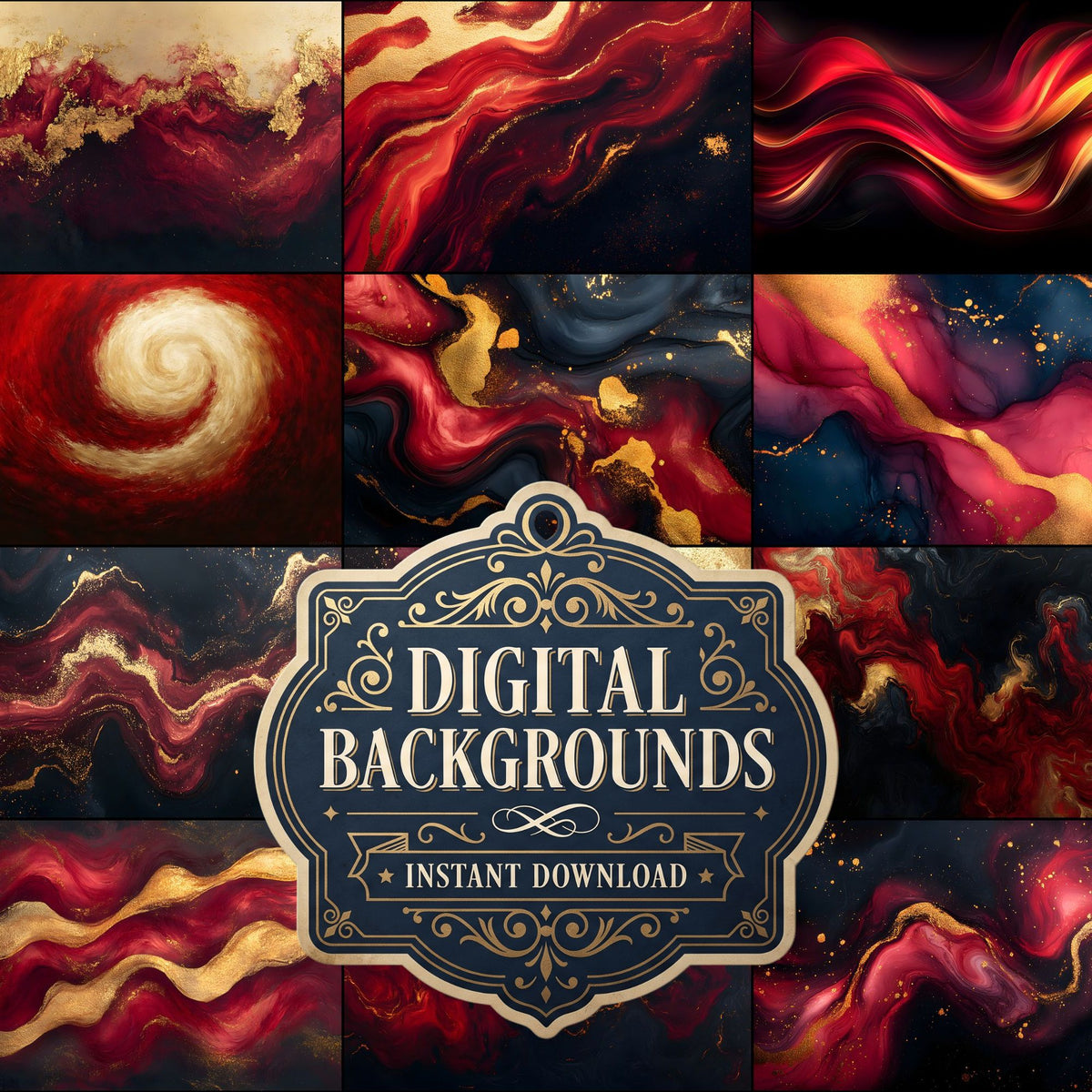 Dark Red Gold Abstract Backdrop Images