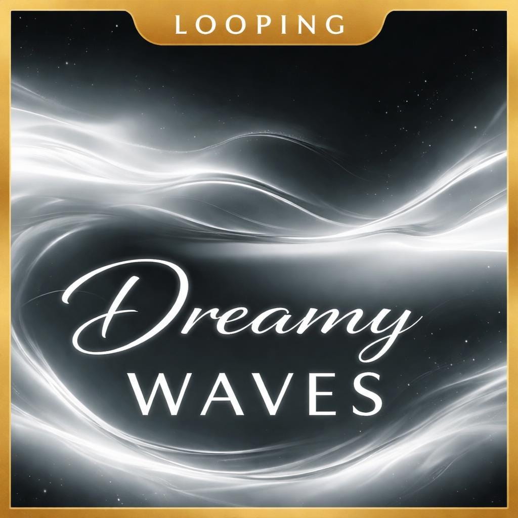 Abstract White Wave Loop Video | Seamless Animated Background | Calming Ocean Vibes | Minimal White Motion | Video Backdrop