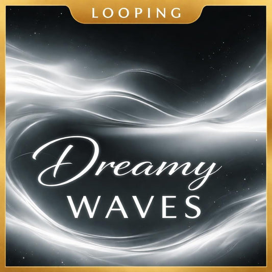 Abstract White Wave Loop Video | Seamless Animated Background | Calming Ocean Vibes | Minimal White Motion | Video Backdrop
