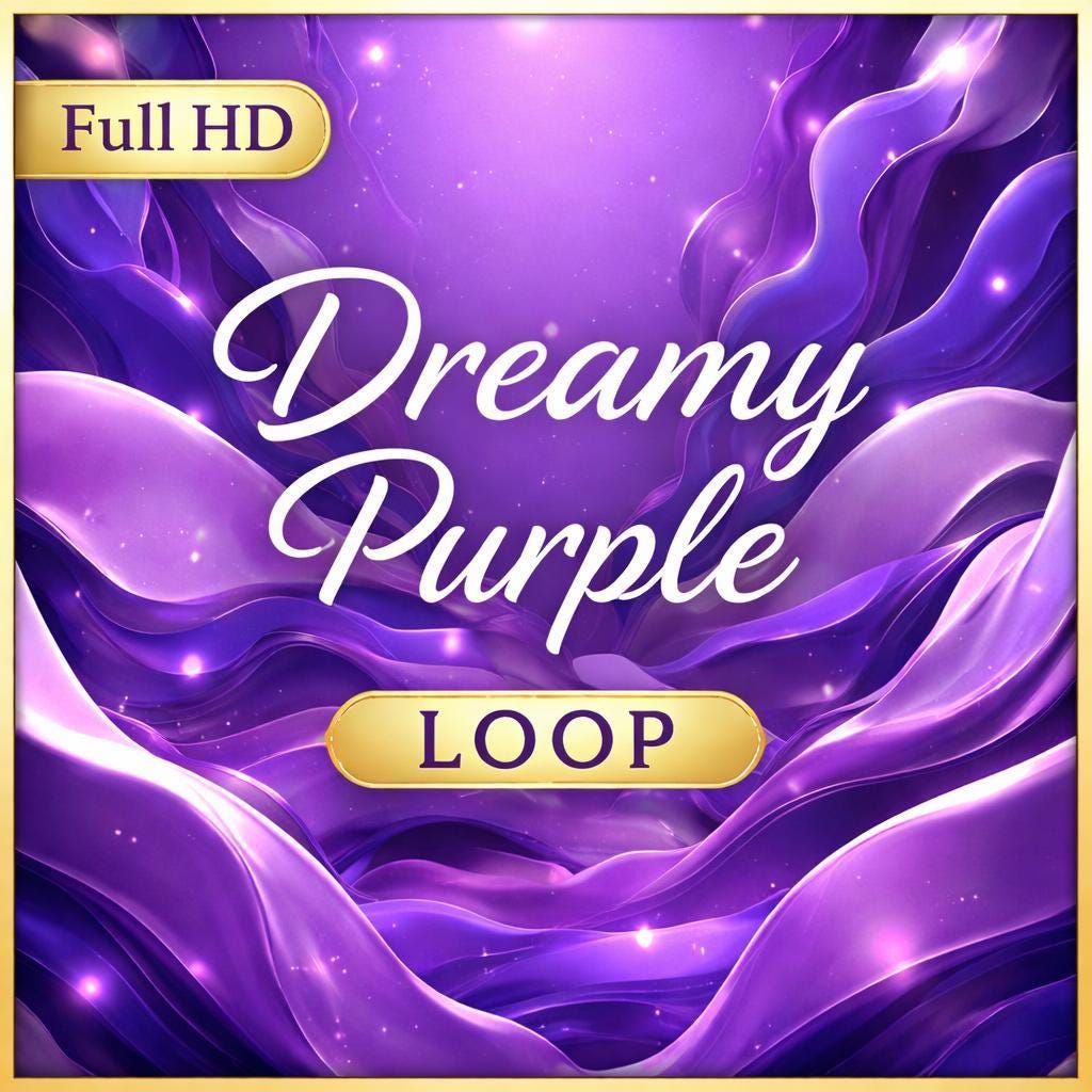 Purple Abstract Liquid Background Loop | Seamless Animated Video | Fluid Motion Purple Loop for Video Backgrounds