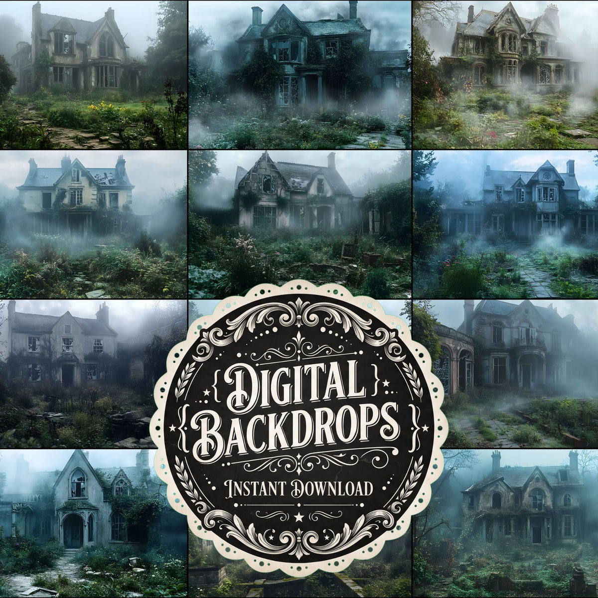 Dickens Story Recreation Backdrop Images