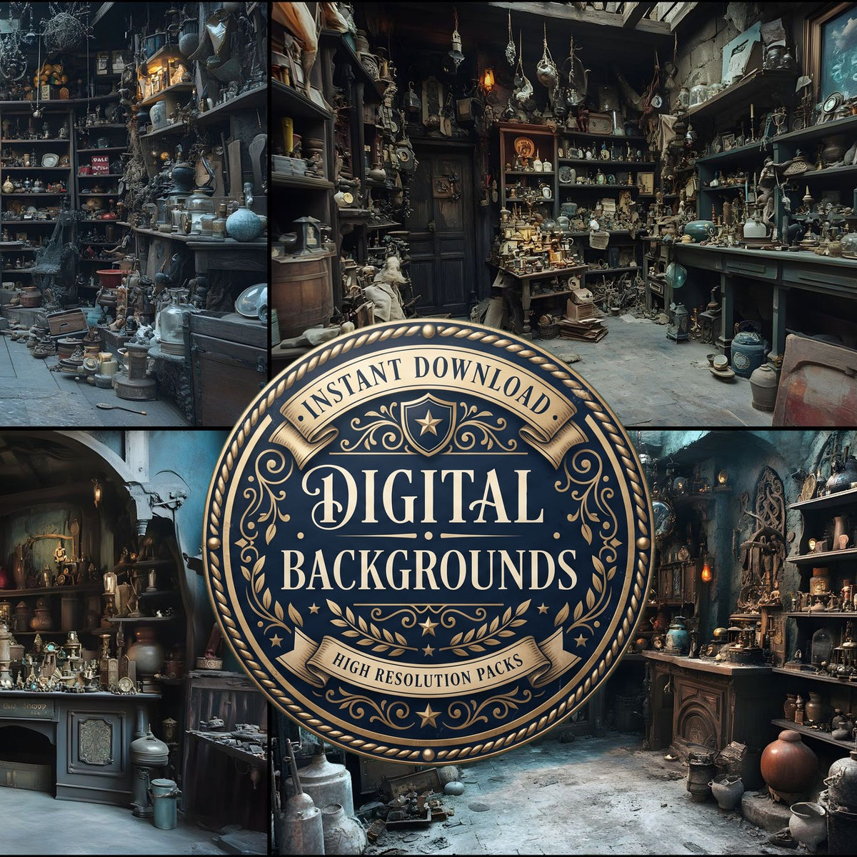 Dismal Dickensscene Backdrop Images