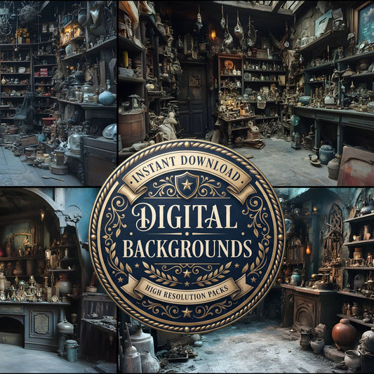 Dismal Dickensscene Backdrop Images