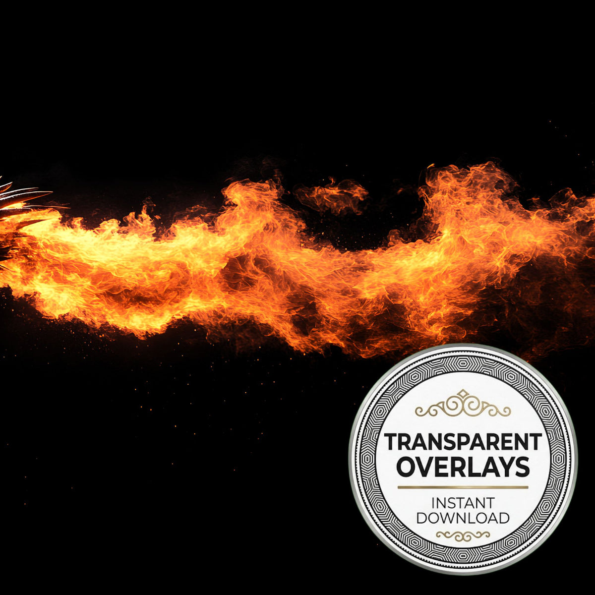 Dragon Fire Breath Transparent Overlay Pngs