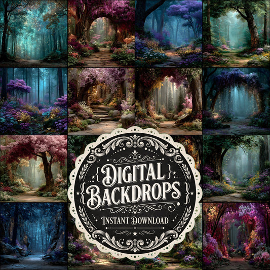 Dreamy Fairy Forest Backdrop Images