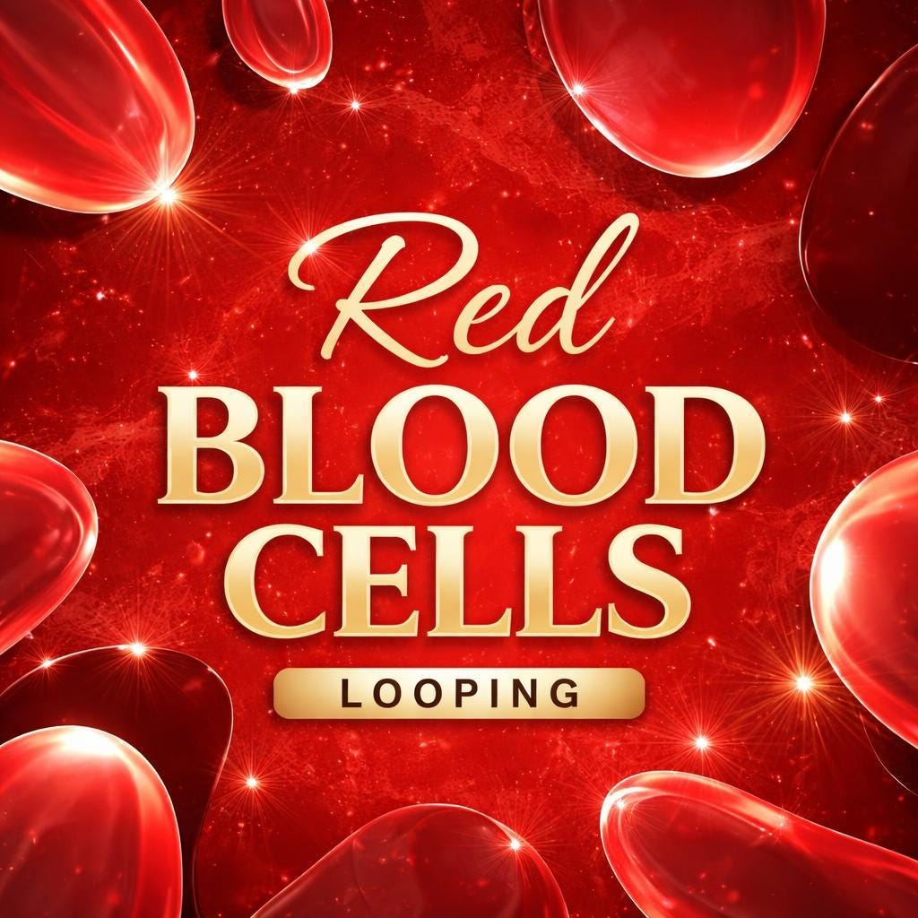 Red Sparkle Background Loop | Abstract Seamless Animated Video | Red Video Background for Events, YouTube, Stream, VJ