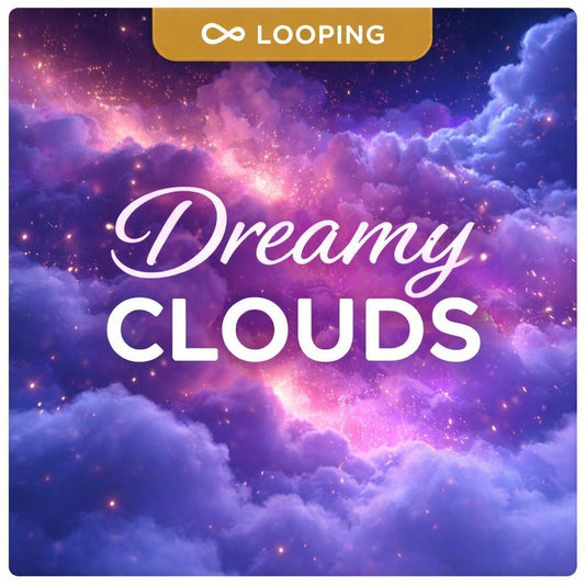 Purple Cosmic Cloud Loop Animation | Galaxy background, aesthetic purple sky, seamless space video | Stream, overlays, VJ visuals