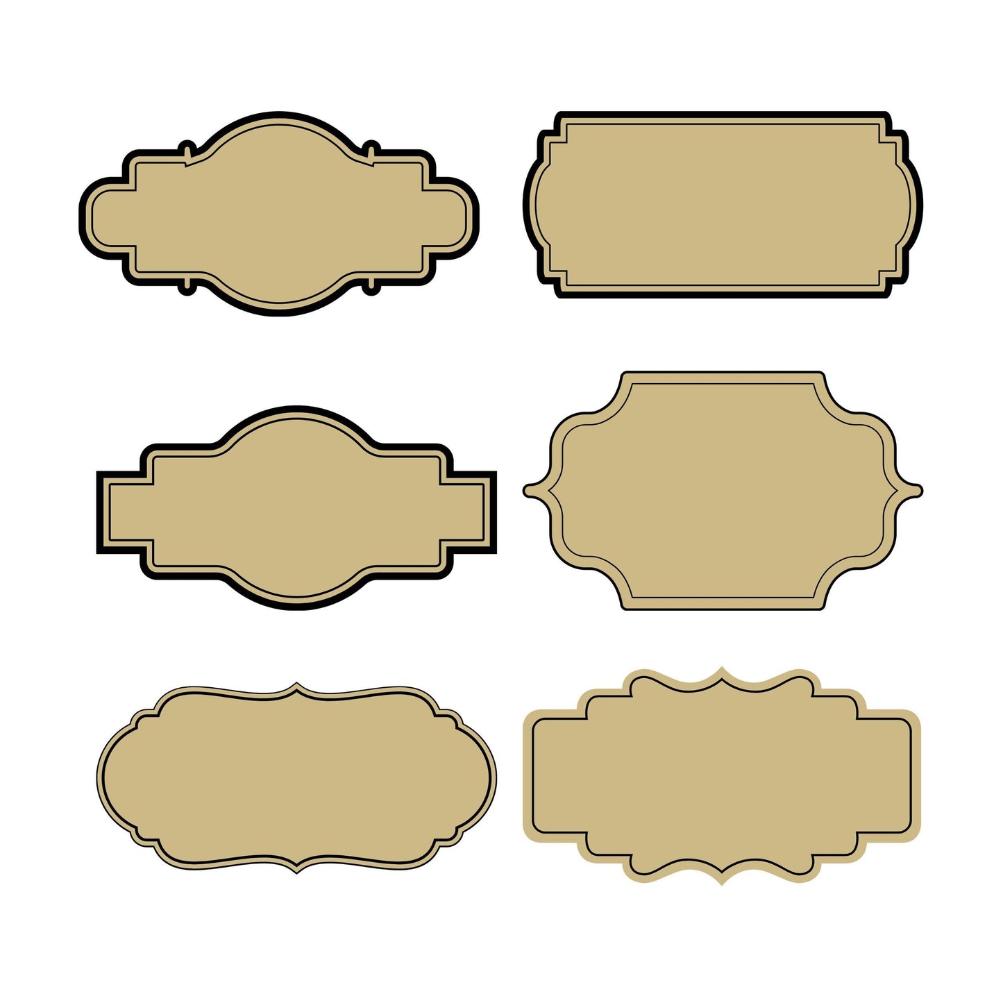 Custom Vintage Label Canva Frames , Drag and Drop, Vintage Canva, Templates, Editable, Canva Templates, Vintage Badge, Custom Labels