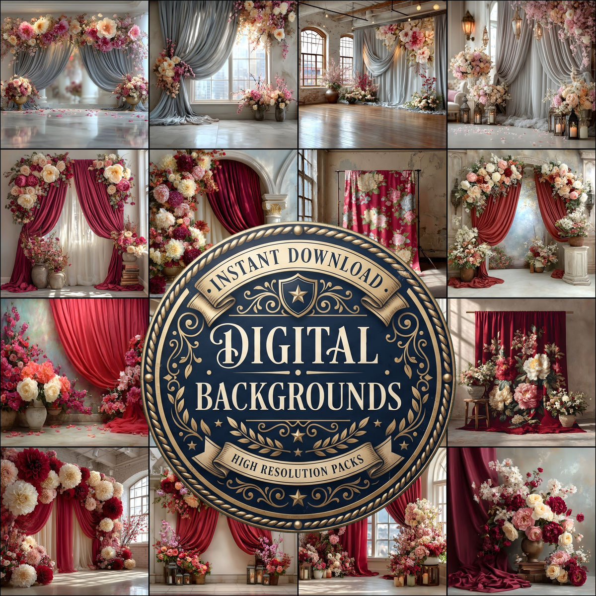 Elegant Wedding Backdrop Images