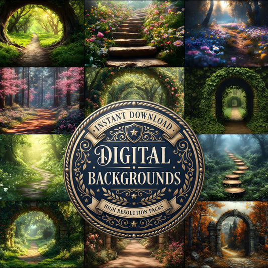 Enchanted Forest Backdrop Images
