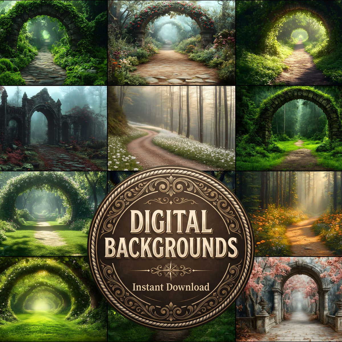 Enchanted Forest Backdrop Images