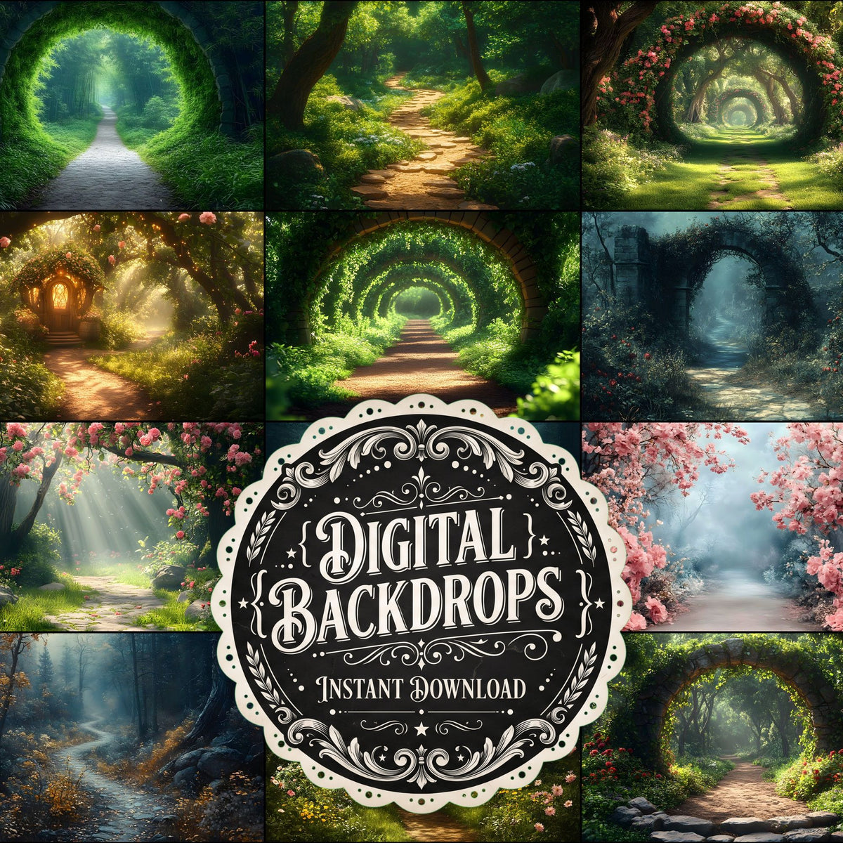 Enchanted Forest Backdrop Images