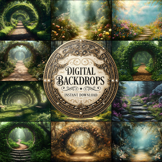 Enchanted Forest Backdrop Images
