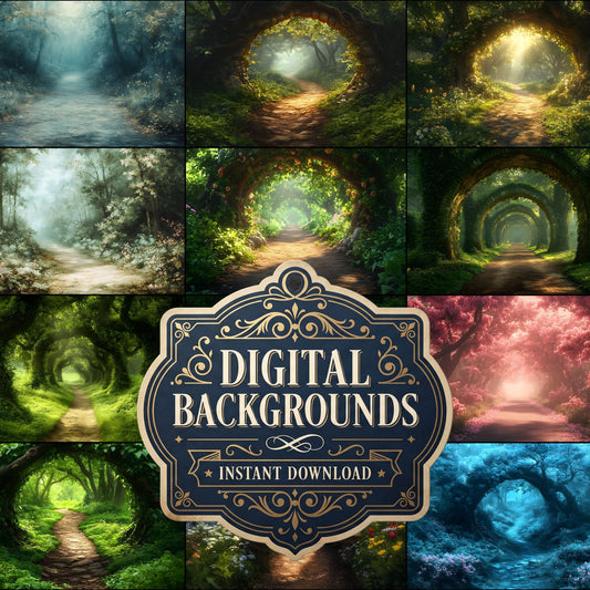 Enchanted Forest Backdrop Images