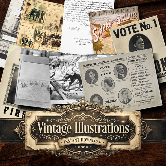 Ephemera Vintage Prints