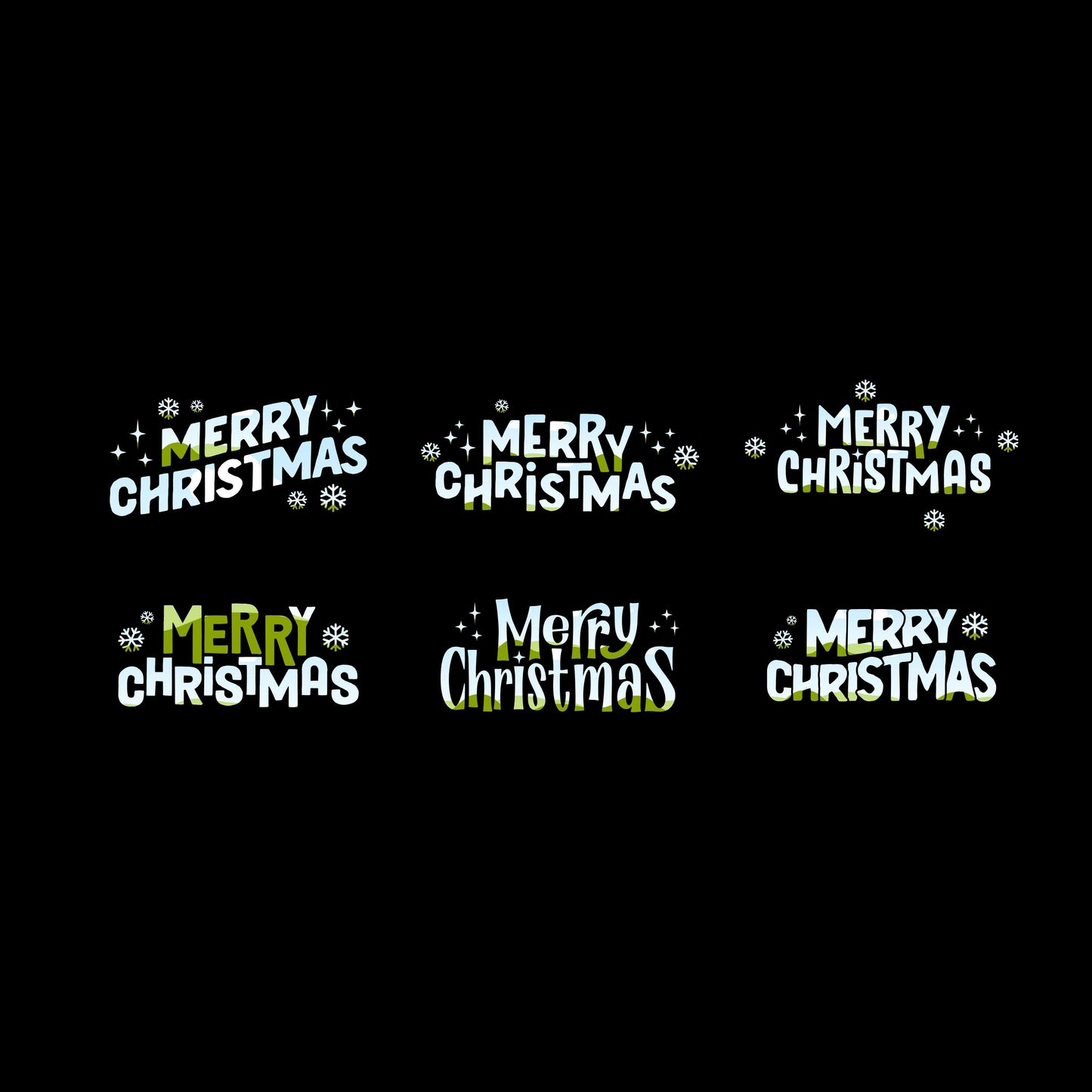 Merry Christmas Canva Frames - Drag and Drop Christmas Shapes - Canva Templates PNG Designs - Merry Christmas SVG Editable Canva Templates