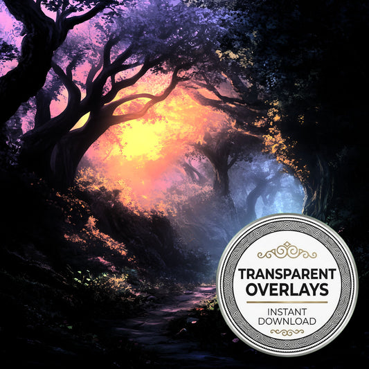 Fantasy Landscape Background Transparent Overlay Pngs