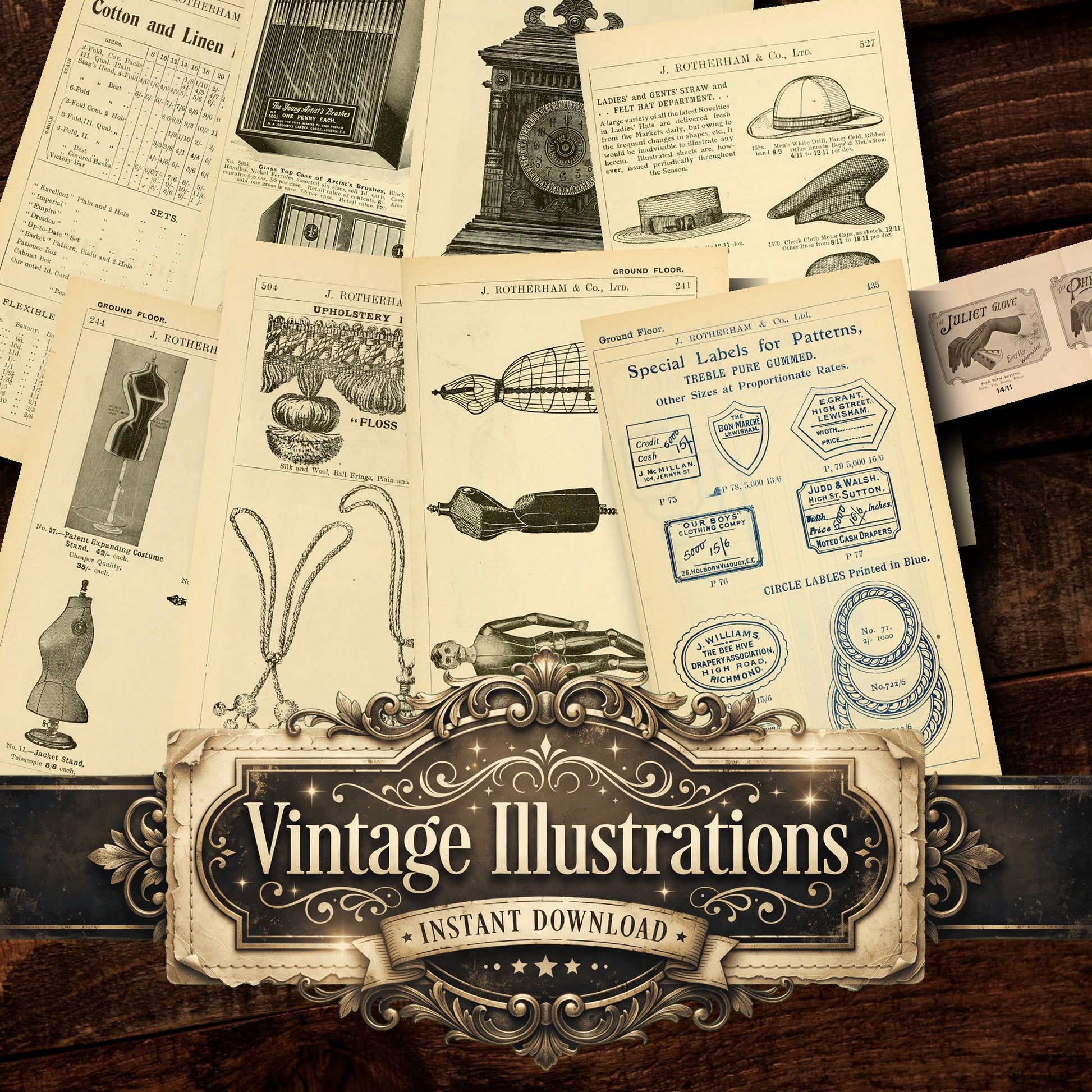 Fashion Vintage Prints