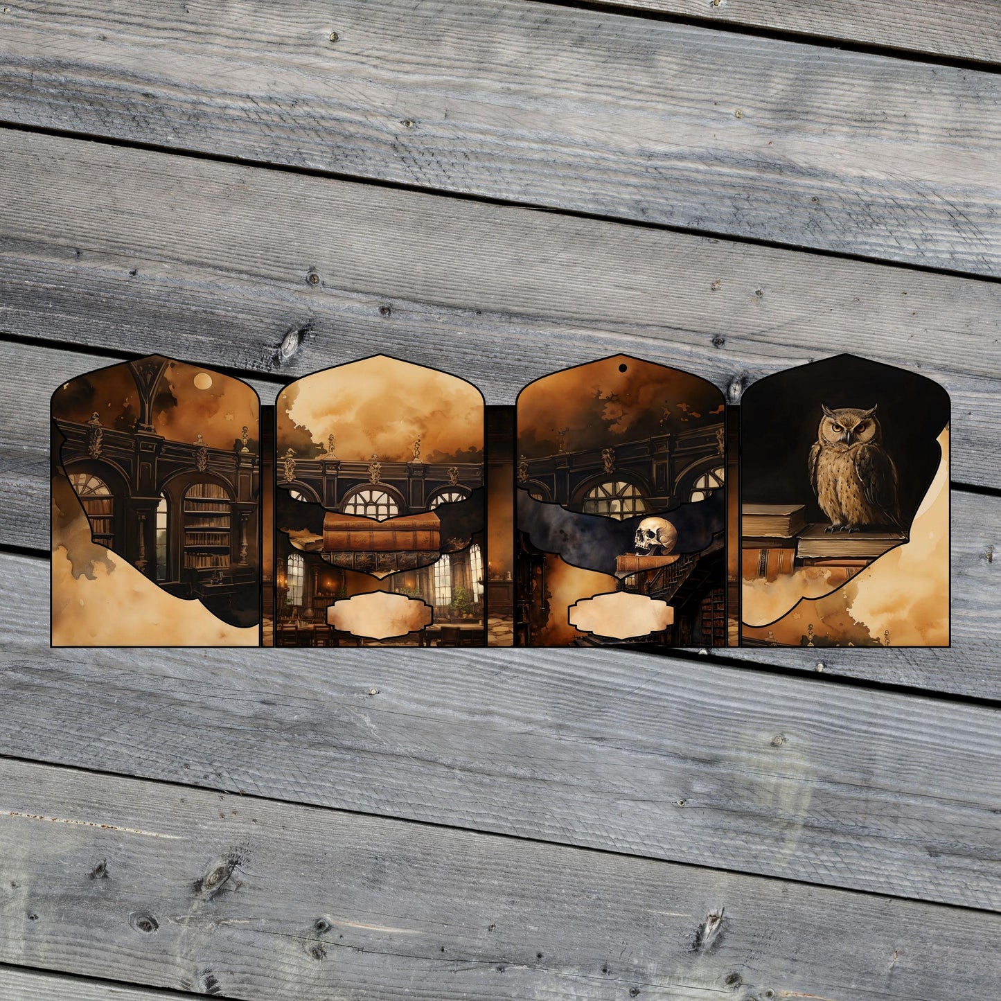 Canva Junk Journal Template - Canva Frame Folio Kit Template - Custom Junk Journal Folio - Digital Folding Folio Folder Kit, Commercial Use