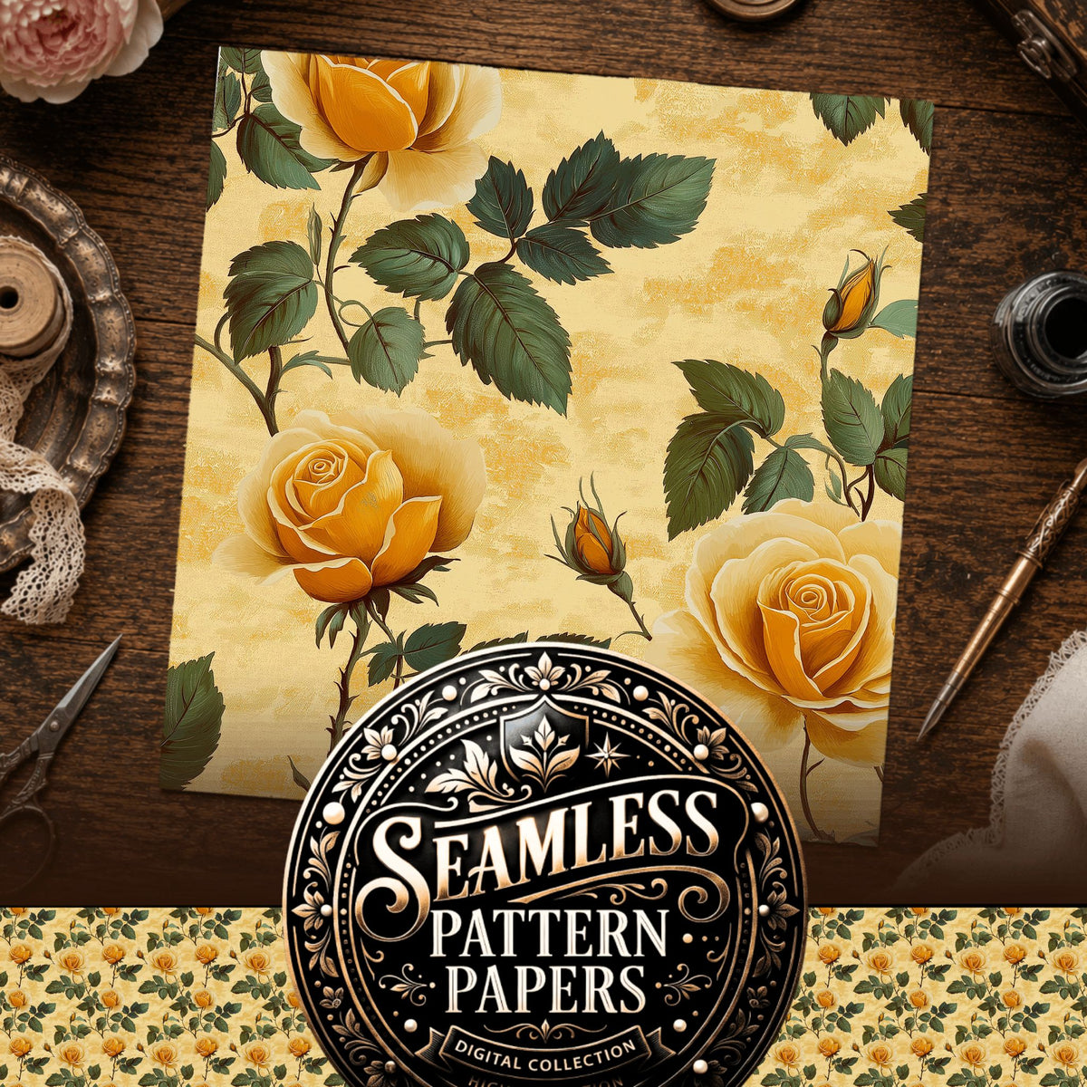 Floral Seamlesss Seamless Pattern