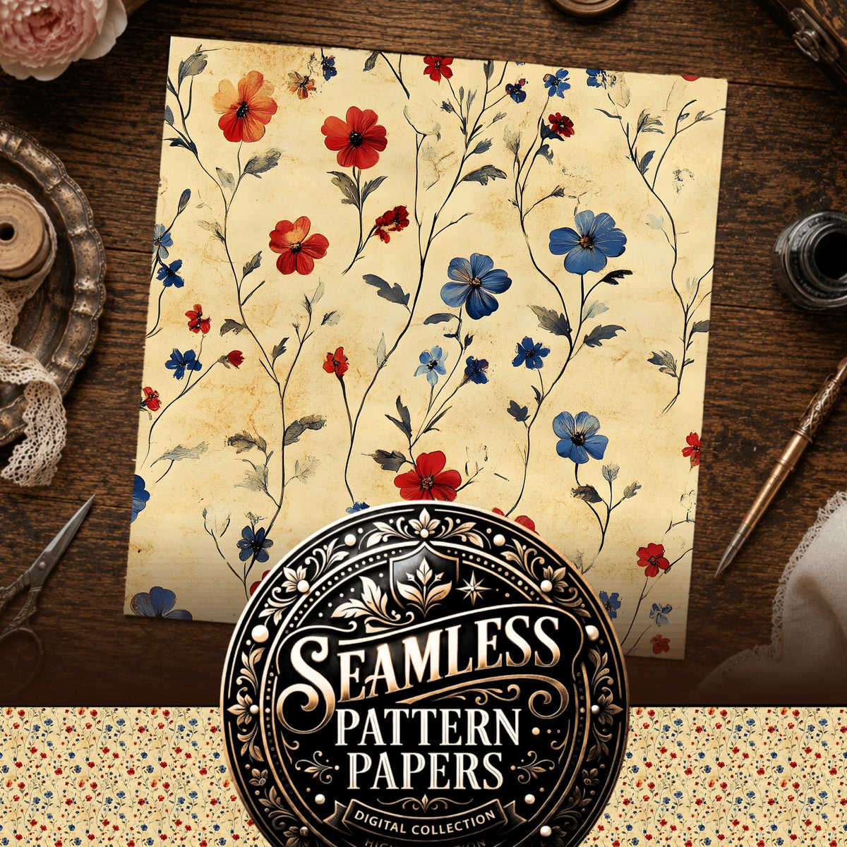 Floral Seamless Pattern