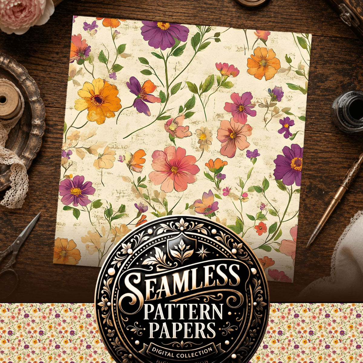 Floral Seamless Pattern