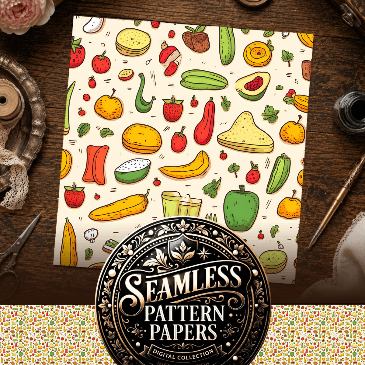 Food Seamless Pattern