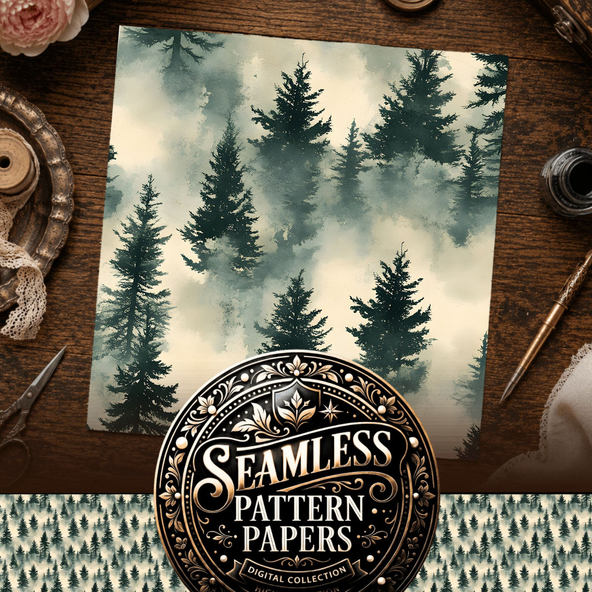 Forest Seamless Pattern