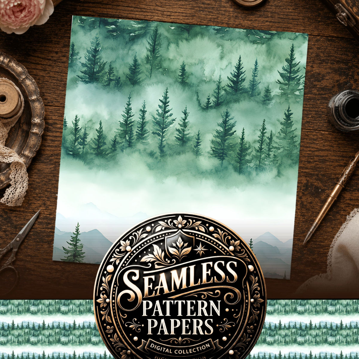 Forest Seamless Pattern