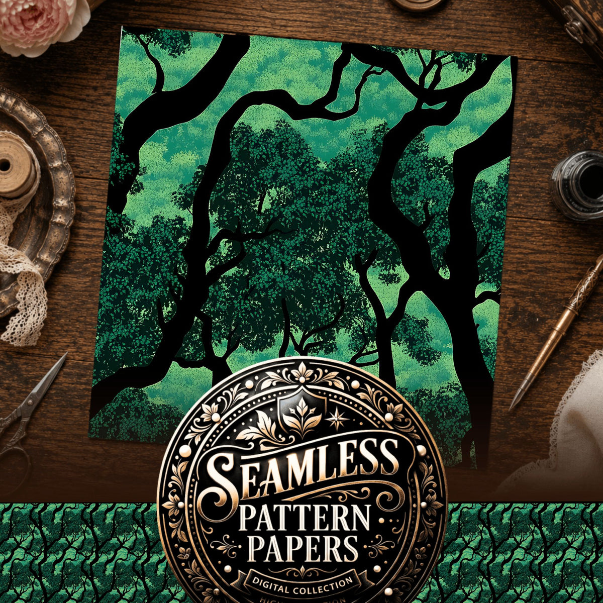 Forest Seamless Pattern